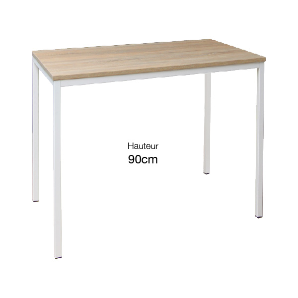 ROMY 110X70 H90 BLANC / SONOMA